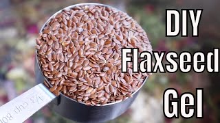 DIY Ayurvedic Flaxseed Gel For Maximum Hold and Definition | Wash & Go on Fine Type 4 Natural Hair