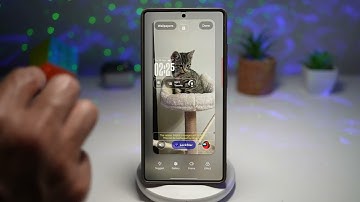 How to Turn on Adaptive Clock Display on One UI 8 Lockscreen 2025