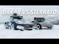 My 911 dakar and lamborghini sterrato play in the snow  offroad supercars