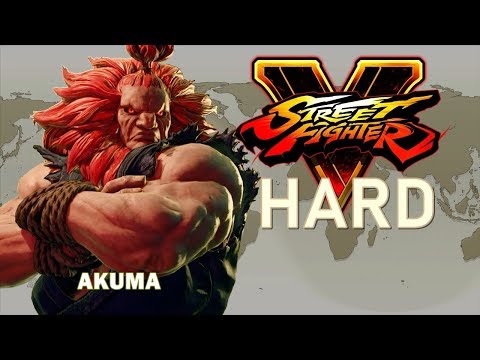 Street Fighter V - Akuma Arcade Mode (HARD) 