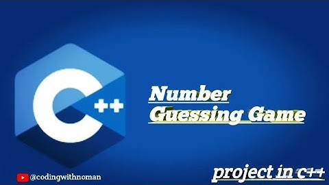Project in C++ || Number Guessing Game C++ || Random Number Guessing Game C++ ||codingwithnoman