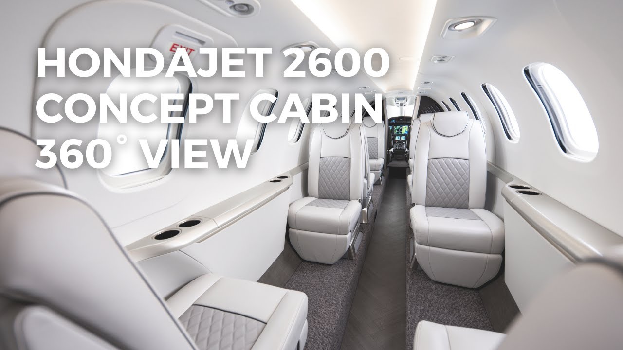 360 Video Of HondaJet 2600 Concept Cabin Interior View The 360 Video Of HondaJet 2600 Concept Cabin Interior View The