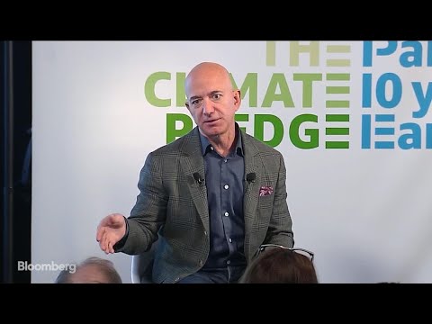 Amazon's Jeff Bezos Says Electric Delivery Vans Hit Road in 2021