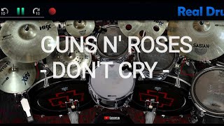 Don't cry - Guns N' Roses Real Drum Cover