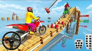 دراجات نارية صعبة حيلة دراجة سباق ألعاب 3D ألعاب جديدة - سباق الموتورات screenshot 2