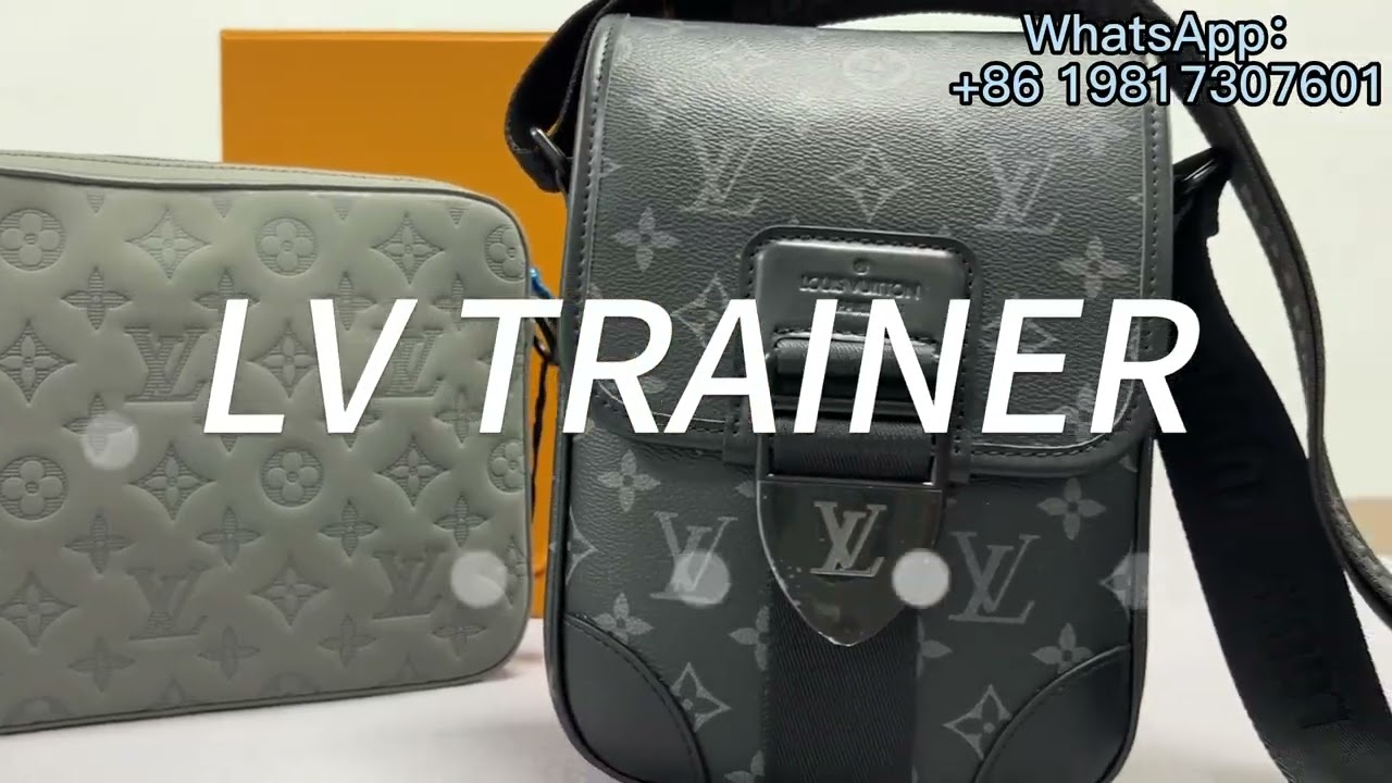 LOUIS VUITTON Monogram Macassar Archy Messenger Shoulder Bag