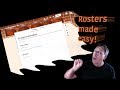 Google forms for team rosters