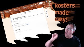 Google forms for team rosters
