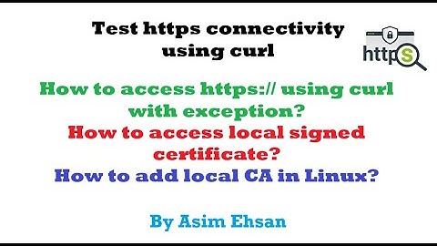 SSL | curl local CA signed api and webservice | Troubleshooting | Practical Labs