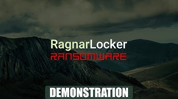 RagnarLocker Ransomware: Dynamic Analysis