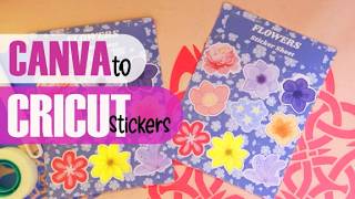 How to Make Stickers with Canva and Cricut | Sticker Making Tutorial Step by Step Guide