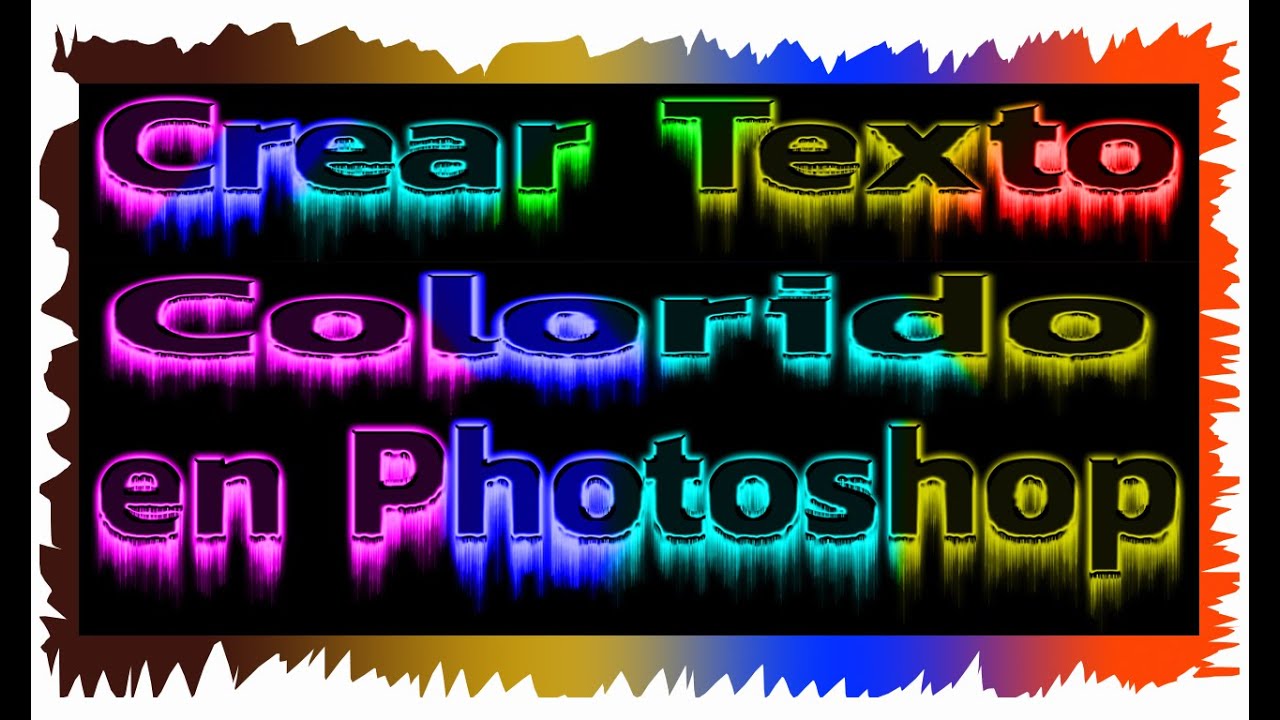 Tutorial Photoshop! Cómo crear texto con múltiples colores en Photoshop ...