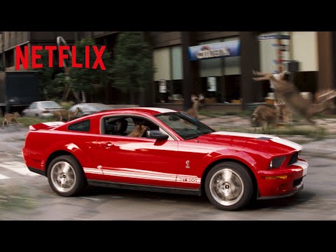 名シーン - 無人のNYで鹿を追う赤いマスタング🦌🚗 | アイ・アム