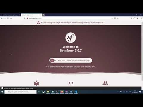 SQL Server + PHP.  Symfony framework