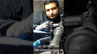 How To Put The Stem Riser And Raise The Handle Bar