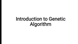 Introduction to Genetic Algorithm Net Worth