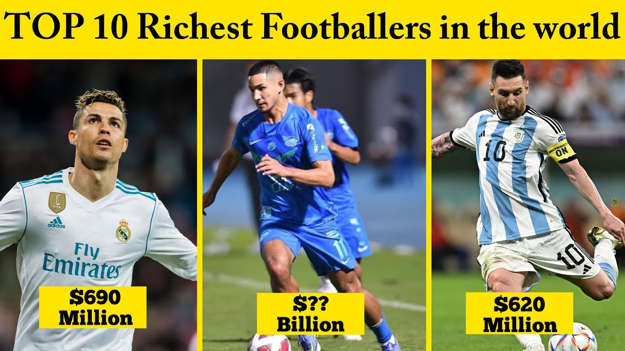 Top 10 Richest Footballers In The World Youtube