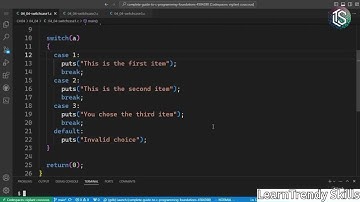 ✅ Mastering the Switch-Case Structure in C | Simplify Conditional Logic!