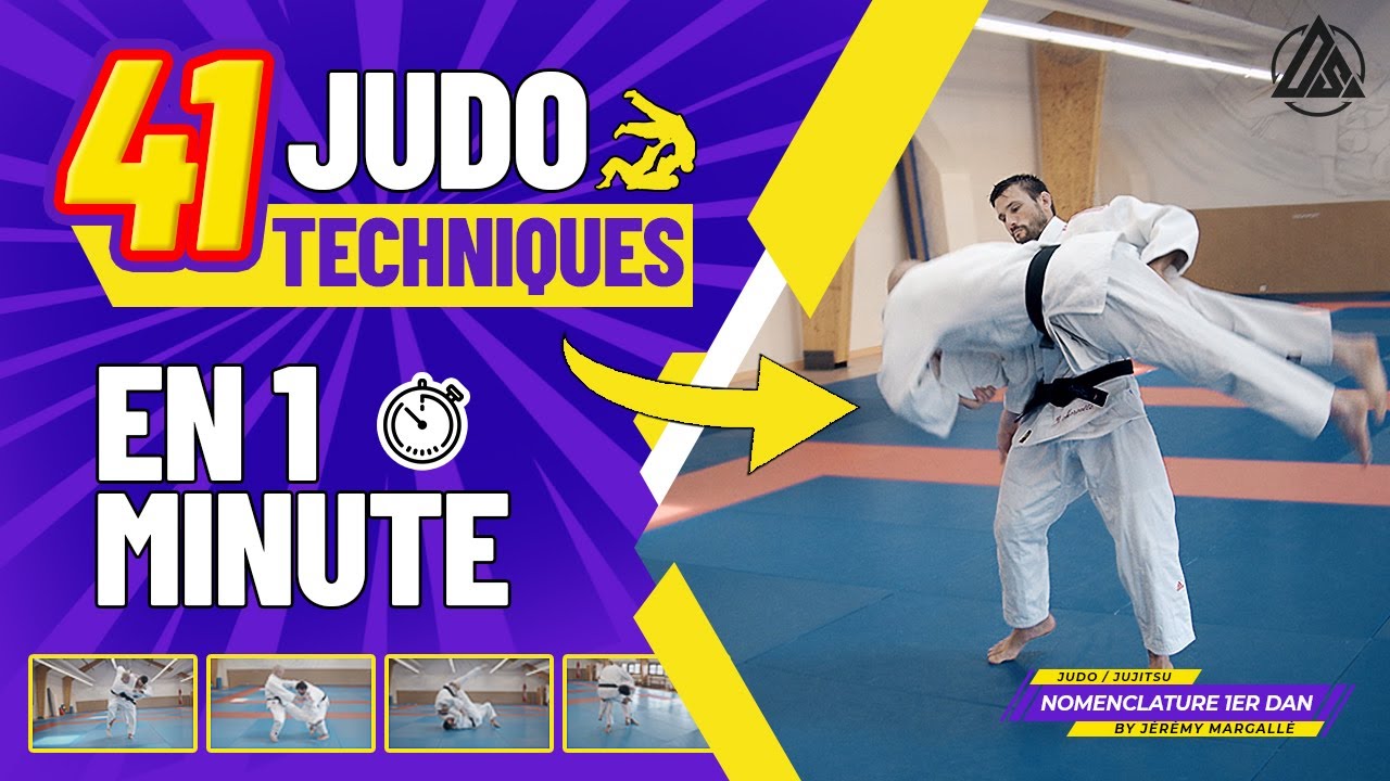 41 Techniques de JudoJujitsu  connaitre pour le passage de la ceinture noire en 1 minute