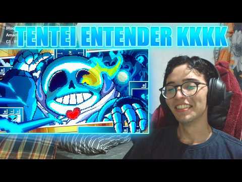 (NUNCA JOGUEI!) React Slow GM - Juro Que Eu Não Sei Mais (Sans - UNDERTALE) Official Music Video