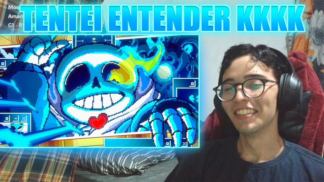 (NUNCA JOGUEI!) React Slow GM - Juro Que Eu Não Sei Mais (Sans - UNDERTALE) Official Music Video
