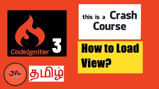 CodeIgniter 3  in Tamil - 4 - How to load View and include Header and Footer?