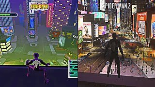 Ultimate Spider Man Black Suit Vs Marvel Spider Man 2 Black Suit | Comparison