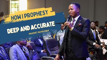 YOU WANT KNOW HOW I PROPHESY DEEP AND ACCURATE? WATCH THIS .|| PROPHET DAVID RAUF