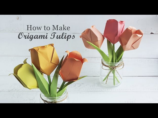 How to Make Origami Tulips class=