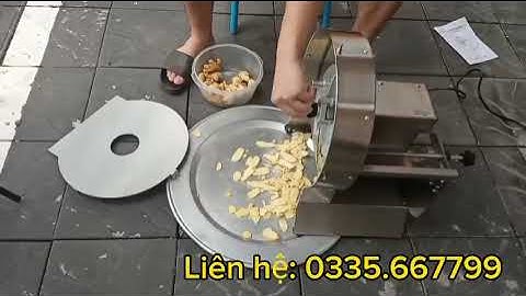 Máy thái lát thái miếng gừng riềng và các loại rau củ như su hào, cà rốt, bắp cải sợi làm nộm, salas