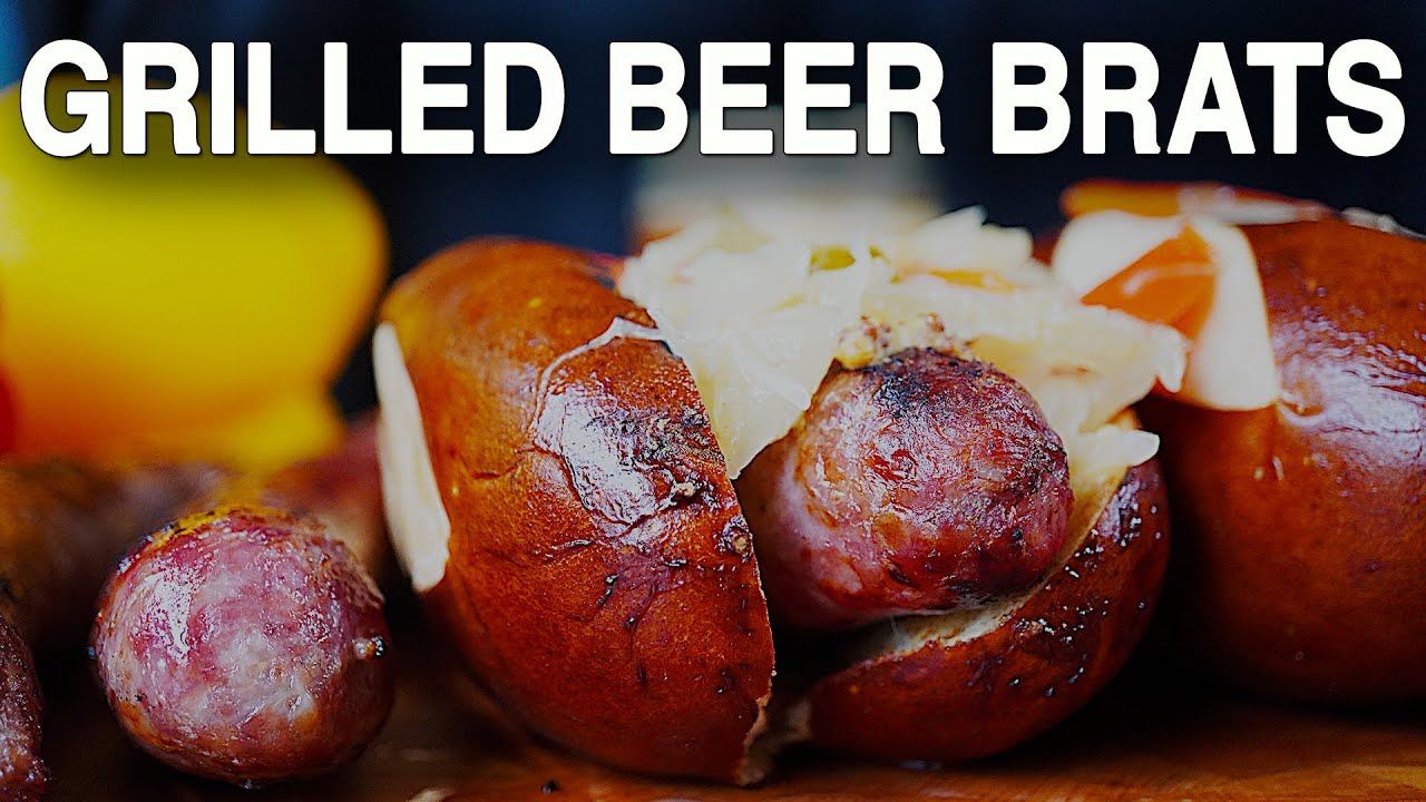 How to Grill Beer Brats - Bratwurst Recipe | FOGO Charcoal - YouTube