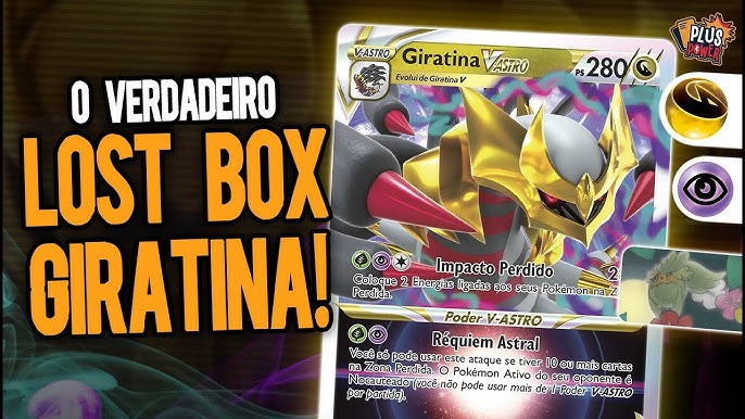 Giratina V-Astro CAIXA DE PANDORA! - BARALHO DE CARTA POKEMON TCG (PTCGO)