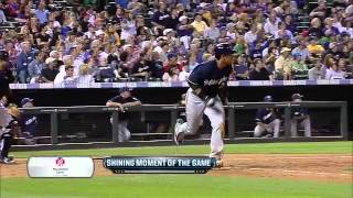 2012/08/13 Gomez's two-run jack