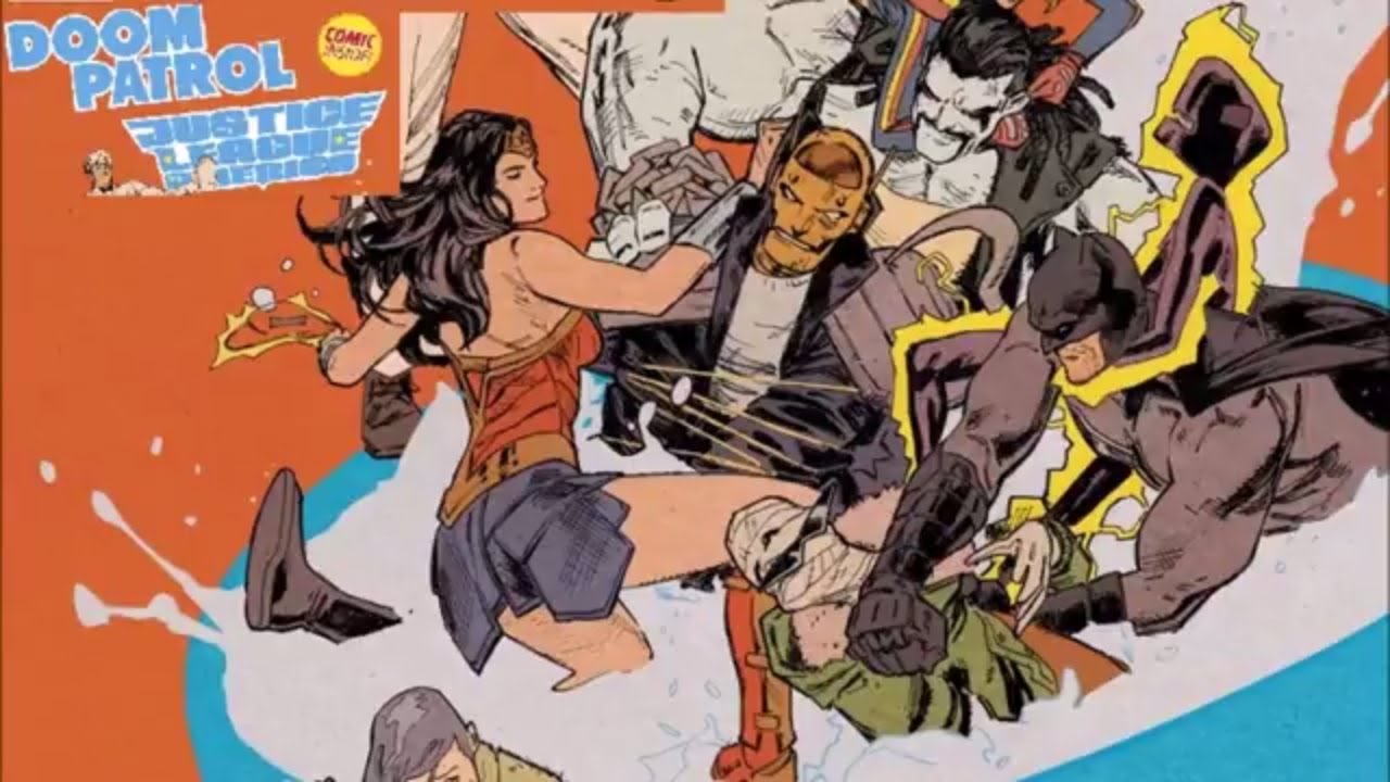 I THINK DC COMICS RIPS OFF BLAZING SADDLES IN THE LAST CHAPTER OF THE MILK WARS COMIC BOOK CROSSOVER