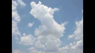 Drifting Fair Weather Cumulus Clouds