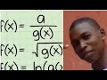 Exercise sur les fonctions Rationnelles, Irrationnelles, polynôme et d'autres