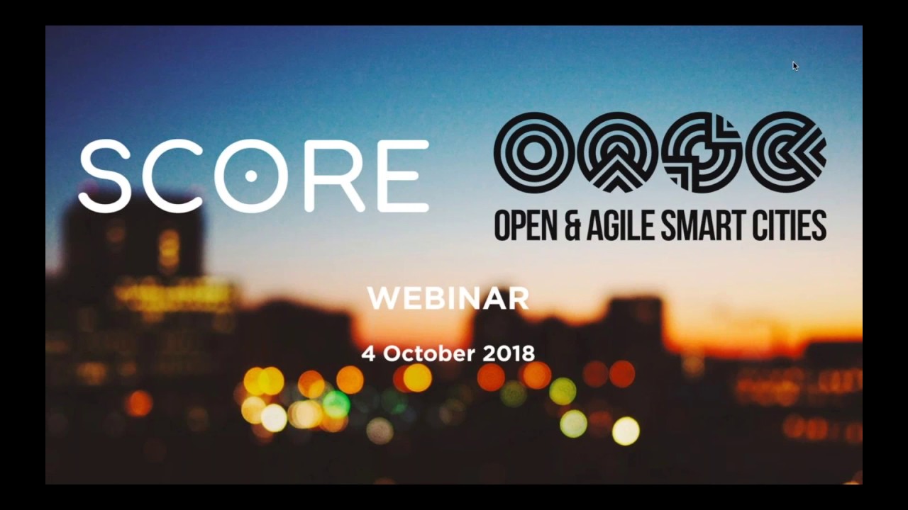 Webinar - Open Data Solutions for Smart Cities - YouTube