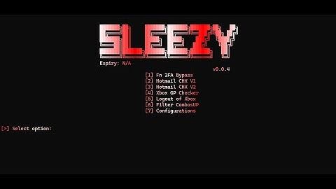 Hotmail Checker 2025 (Sleezy Paid) v0.0.5 ULP Checker