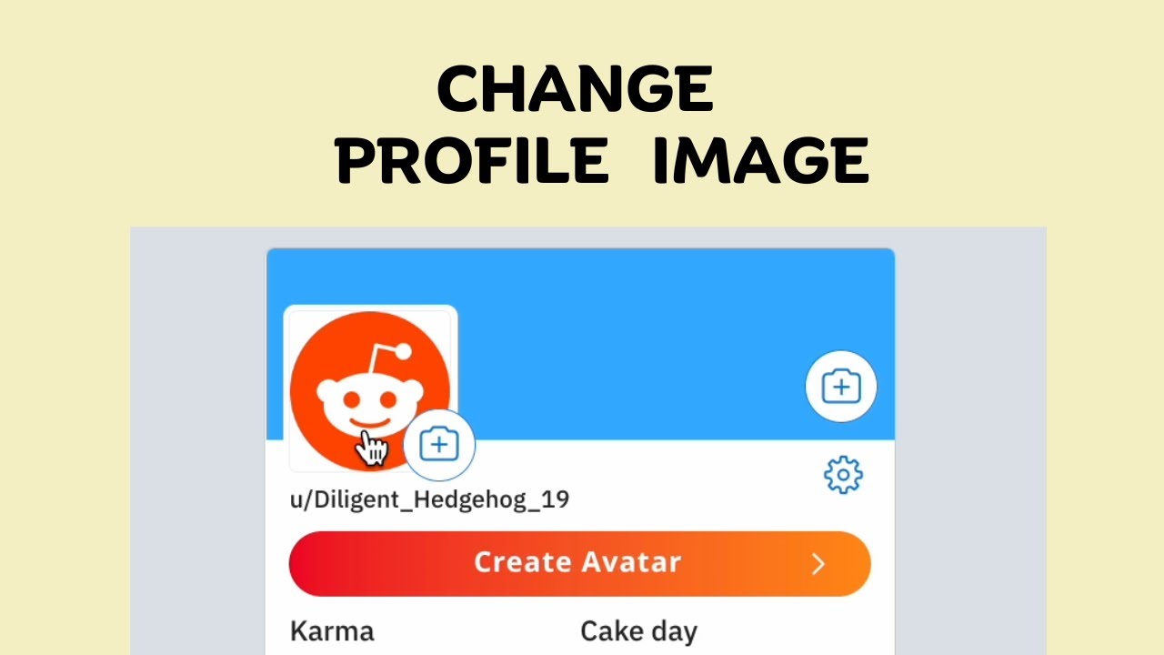 How to change profile image in Reddit - YouTube