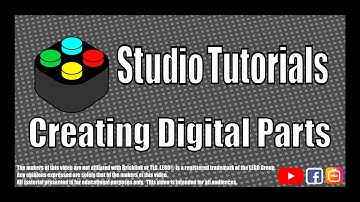 Studio Tutorials - Creating Digital Parts. How to create your own custom LEGO parts!