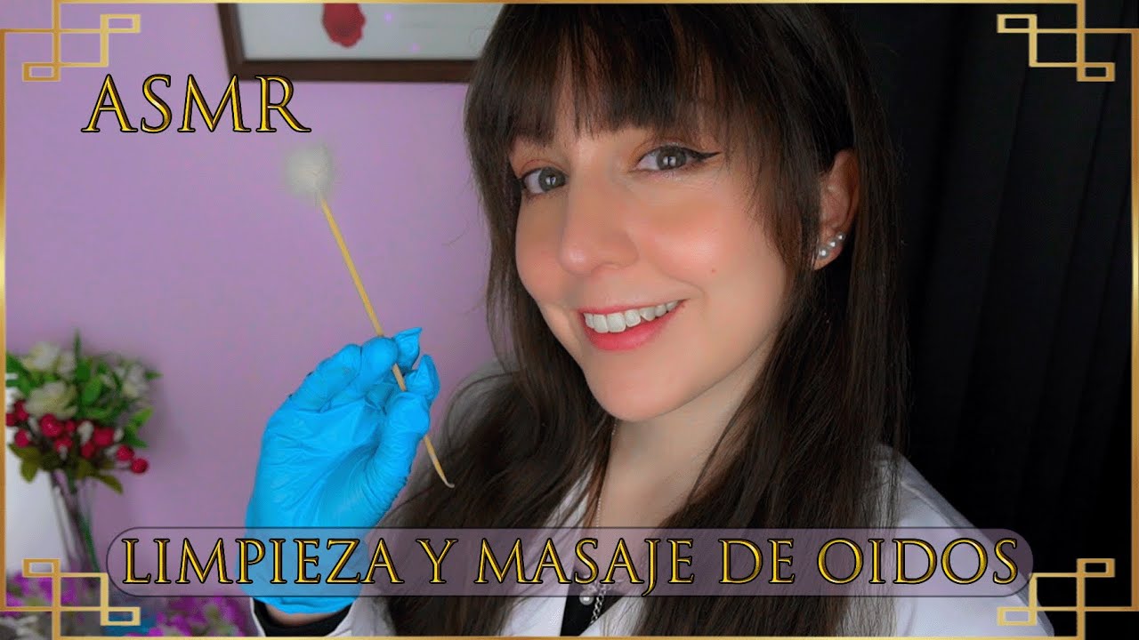 ⭐ASMR [Sub] Чистка ушей и массаж💜 Мягкая речь