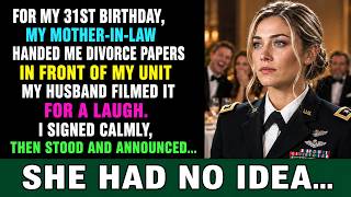 My Mother-In-Law Gifted Me Divorce Papers On My Birthday In Front Of My Army Unit — So I Exposed Her