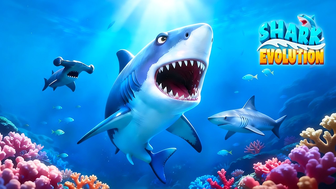 Shark Evolution: Eat & Grow Gameplay - YouTube