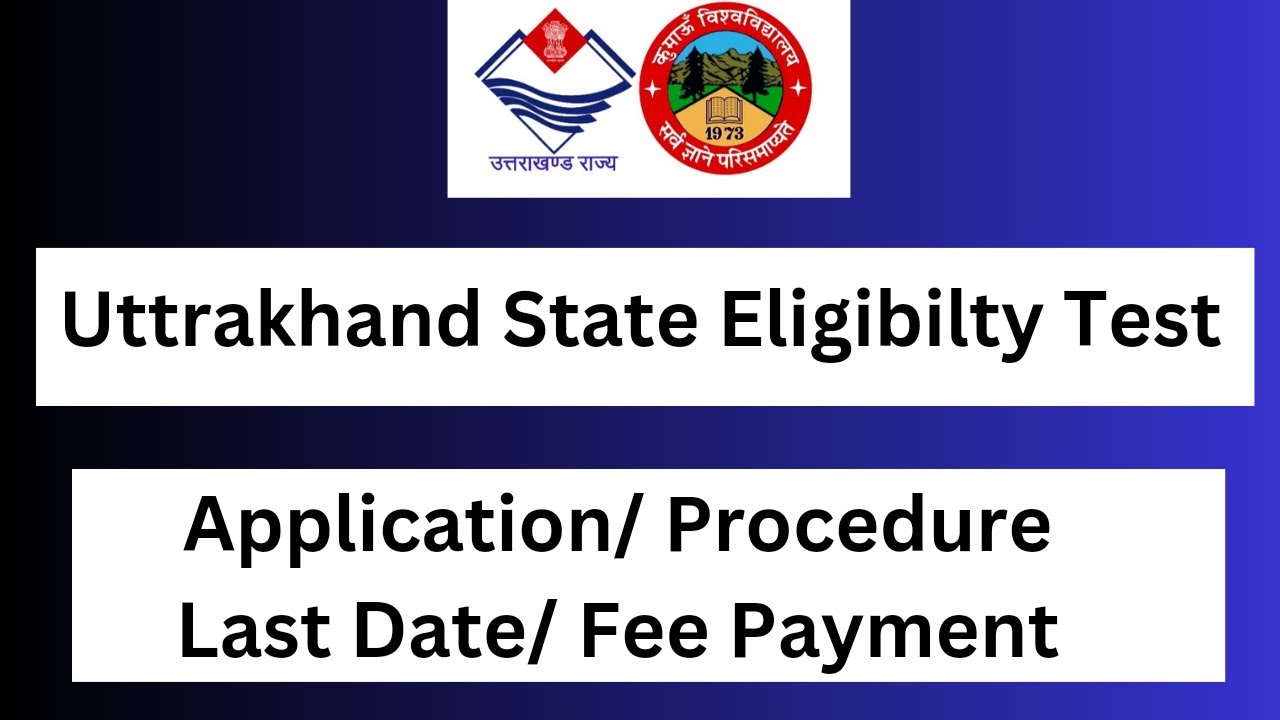 UTTARAKHAND STATE ELIGIBILITY TEST (USET) 2024 - YouTube