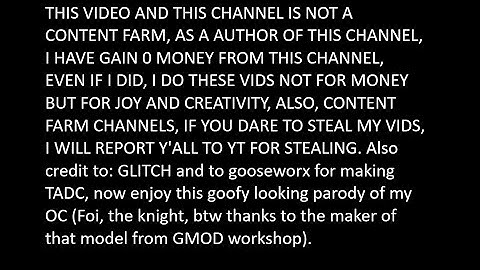 Random GMOD machinima.