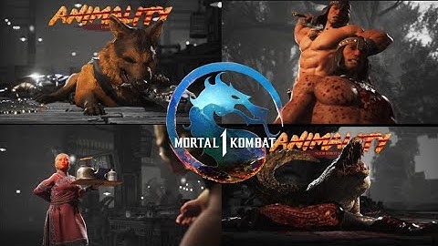 MORTAL KOMBAT 1 - All KOMBAT Pack 2 Fatalities And Animalities