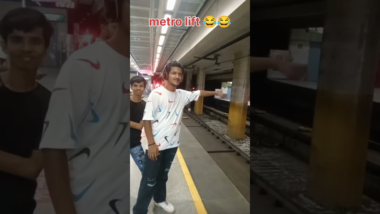 Metro lift prank successful 😁😁😁
