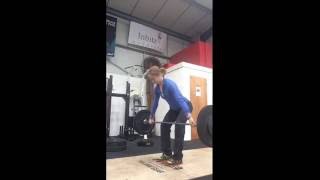 1 Tempo Snatch Pull with 65lbs 3030 + 1 Squat Snatch 9