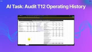 AI Task: Audit T12 Operating History