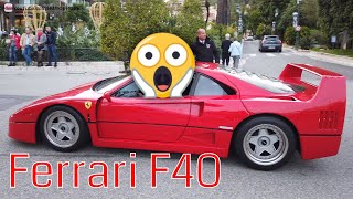Ferrari F40 ROUGE Très Rare Roulant Dans La Rue À Monaco - 4K by HumourGer 174 views 3 years ago 44 seconds